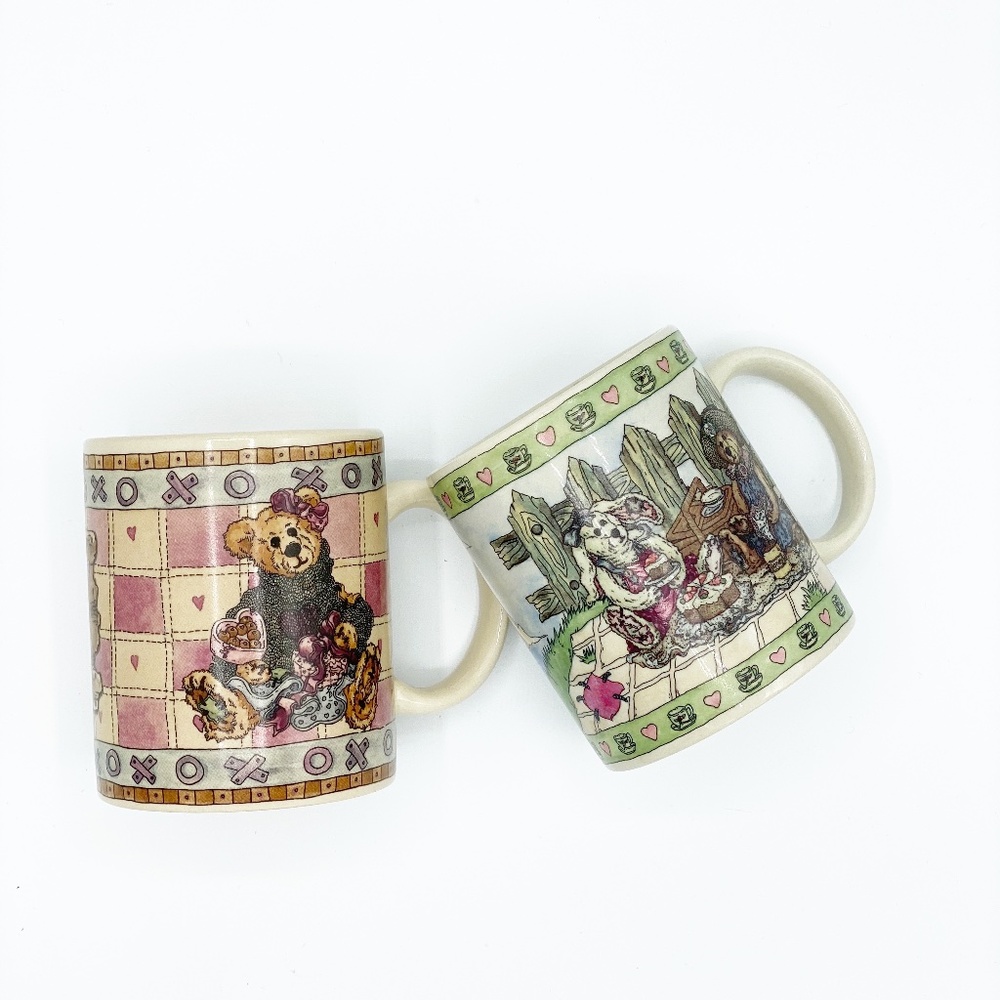 Boyds Bear Collection Mugs Bearware Pottery Works